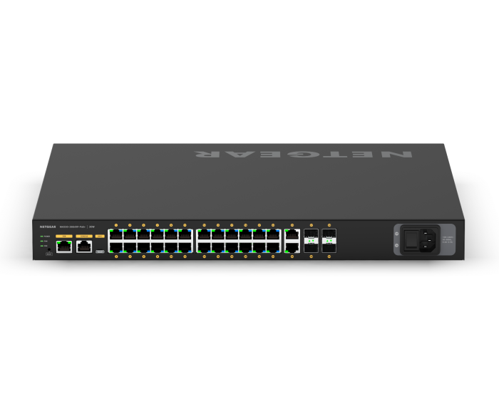 NETGEAR - M4250-26G4XF-PoE+ Stackable Managed Switch