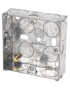 Cloud - 1 Gang Metal Knockout Box (25MM) x 10