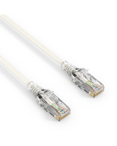 AVIT Media - CAT 6 Patch Cable. SLIM - white - 0.25m