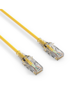 AVIT Media - CAT 6 Patch Cable. SLIM - yellow - 0.25m