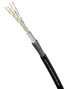 DTECH - Cat 6 Steel Wire Armoured (SWA) 500MHZ PE (Black)