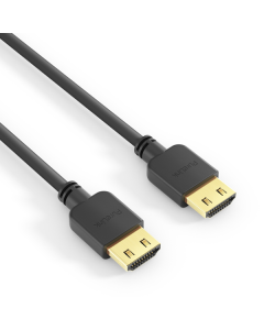 PureInstall - Slim HDMI Cable 0.50m - Black