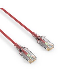 AVIT Media - CAT 6 Patch Cable. SLIM - red - 0.25m