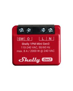 Shelly - 1PM Mini WiFi Smart Switch with Power Metering