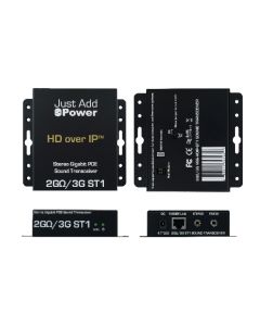 Just Add Power - 2GΩ/3G Stereo Gigabit POE Sound Transceiver (Selectable TX or RX Function) (B-Grade)