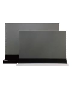Vividstorm - 110" Floor Rising ALR Tension Screen for UST projectors with Perforated Acoustically Transparent strip - White