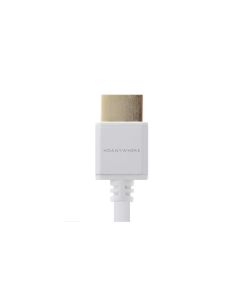 HDANYWHERE - 0.5m White SlimWire High Speed 4K HDMI Cable