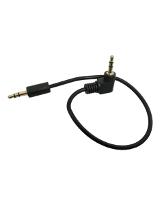 HDANYWHERE - 3.5mm to 3.5mm Stereo Cable 90 Deg 23cm