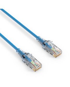 AVIT Media - CAT 6 Patch Cable. SLIM - blue - 0.50m