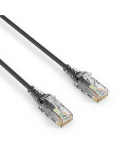 AVIT Media - CAT 6 Patch Cable. SLIM - black - 0.50m