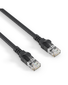 AVIT Media - CAT 6A Patch Cable. AWG 26 - black - 1.00m