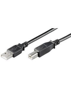 PureAffiliate - USB 2.0 Cable. A/B - black 0.25m