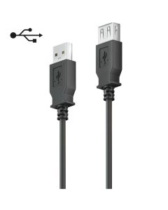 PureAffiliate - USB 2.0 Extension - black 3.00m